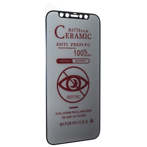 Гнучке скло Ceramic PRIVACY MATTE для iPhone 12 Mini 5.4" матове-0